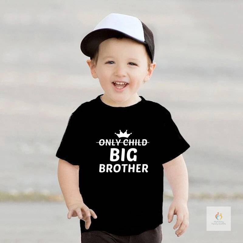 Crown Big Brother Pregnancy Announcement T shirts and Baby Shower Gifts a61dc102c047f8682bf539 100 3 4T110 4 5T120 5 6T1