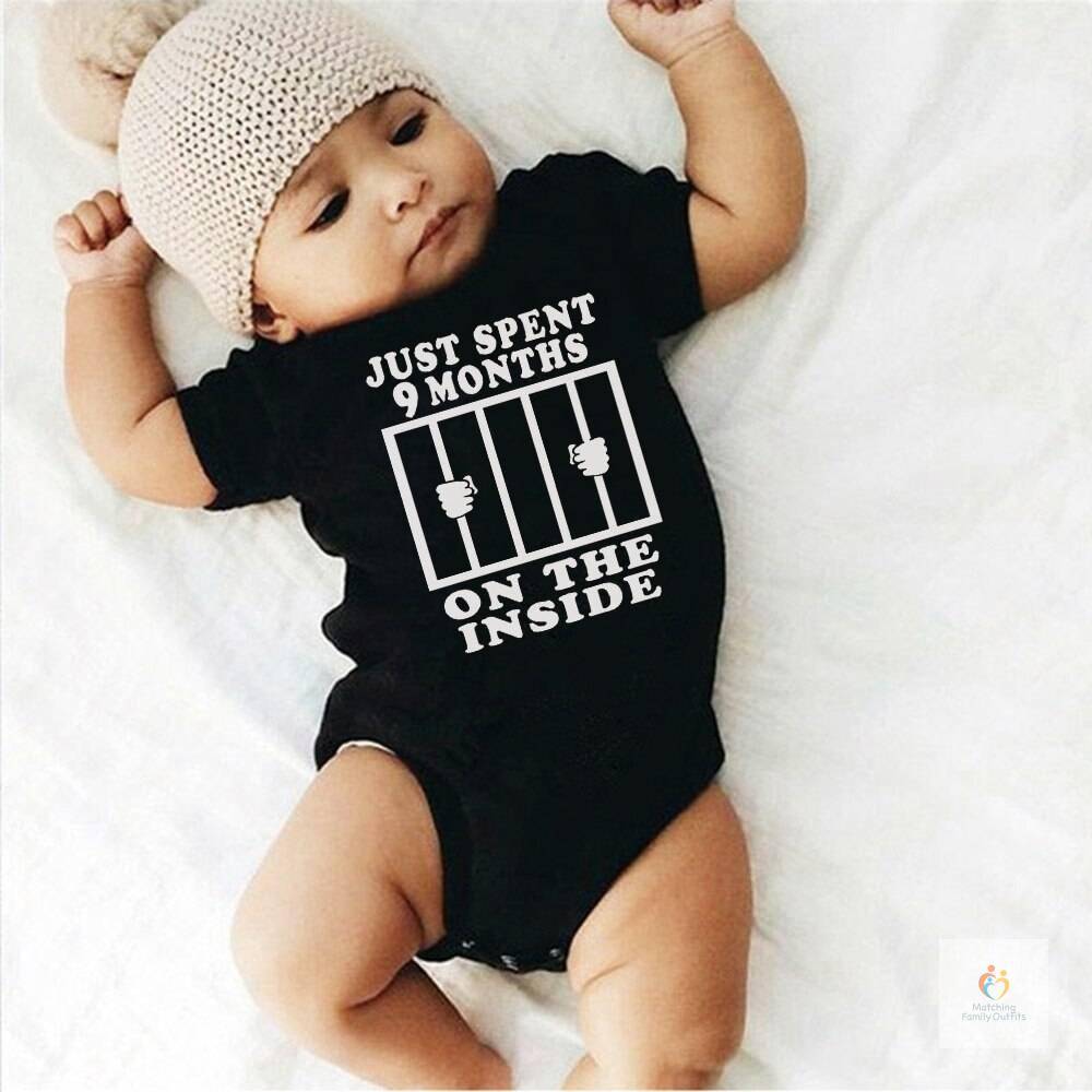 Popular Newborn Gift Infant Toddler Girl Boy Short Sleeve Letter Print Romper Jumpsuit Outfits Clothes Kids Baby Cute We