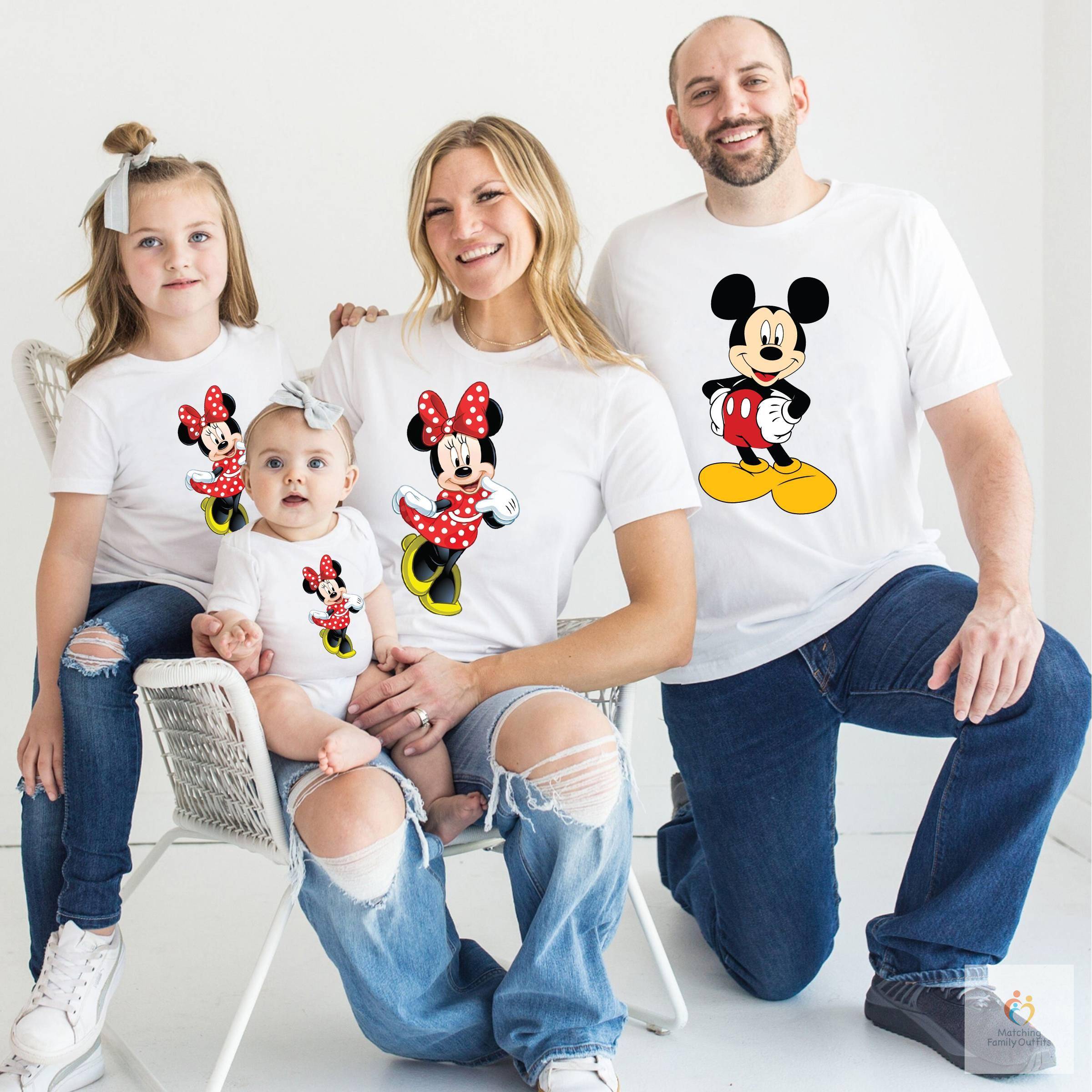 Mickey Mouse and Minnie Mouse T shirts for Family Birthday Party T shirts Matching Family Outfits cb5feb1b7314637725a2e7 1