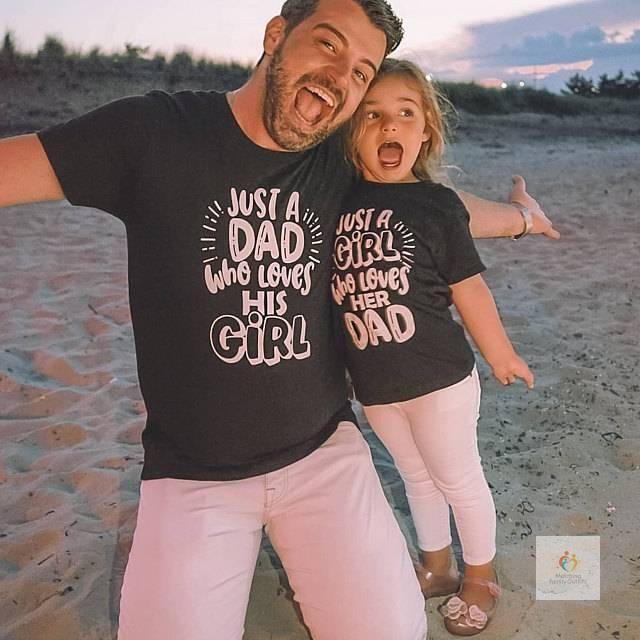 Buy Father and Daughter Matching T-shirts Online - Shop Now