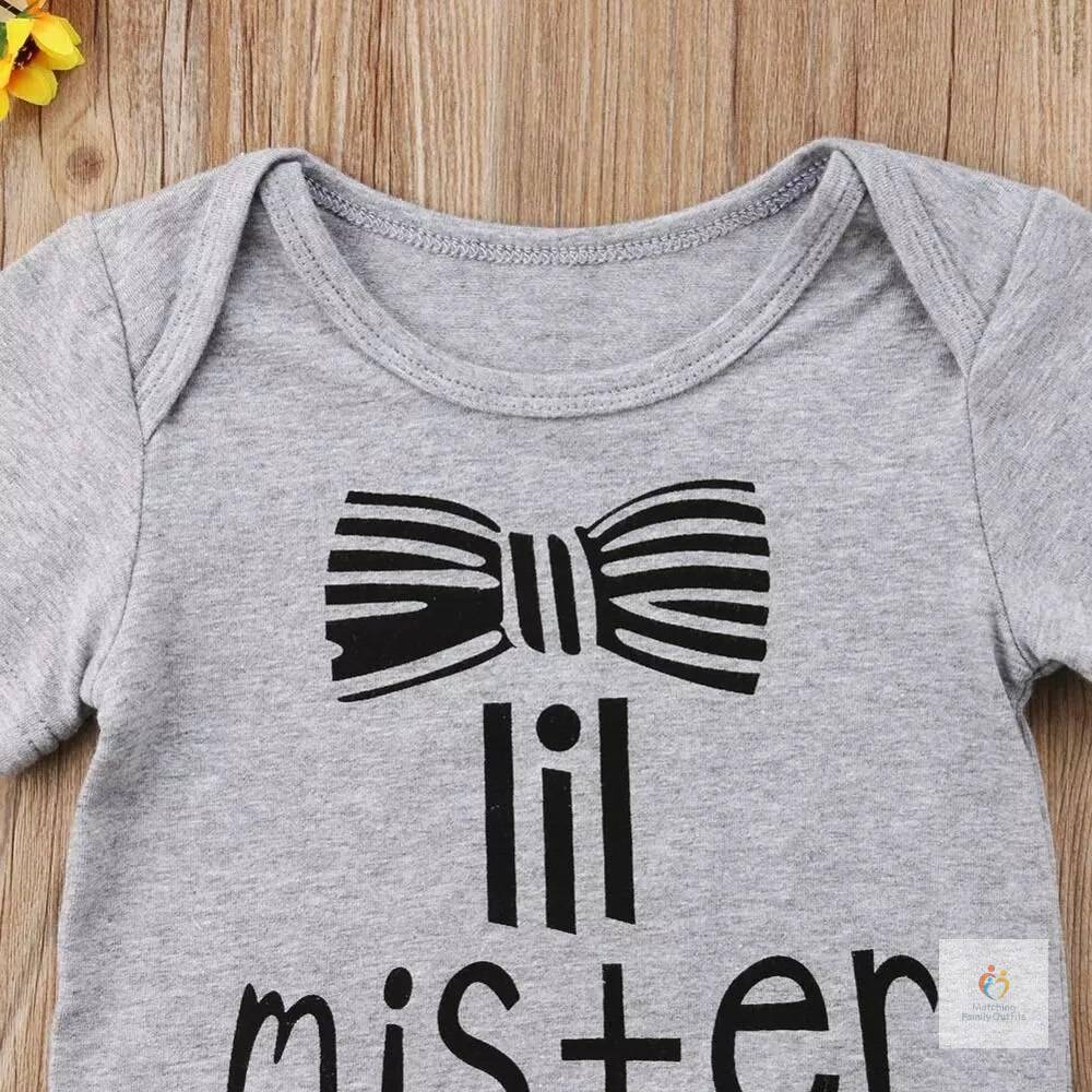 Big Sister Shirt and Little Brother Bodysuit Sibling Matching Outfits Big Sister Lil Mister Girl Tees Newborn Romper Clothes