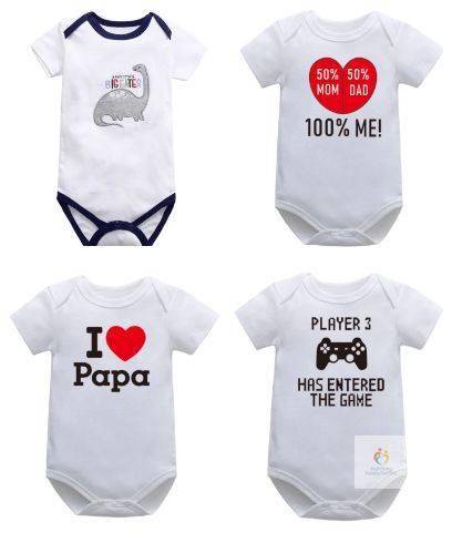 4 Pieces Rompers Set