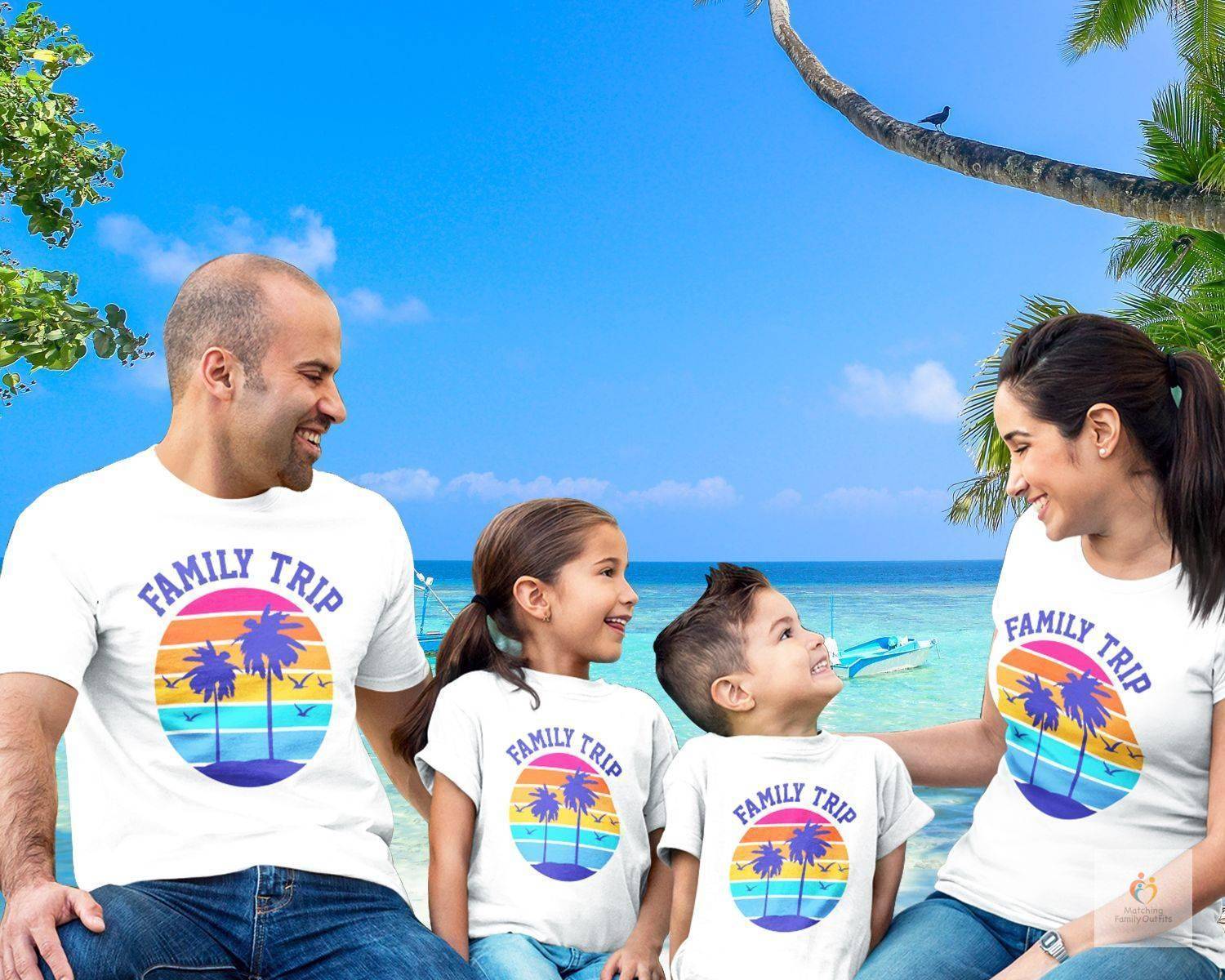 Family Vacation/Holiday Trip Vivid T-Shirts