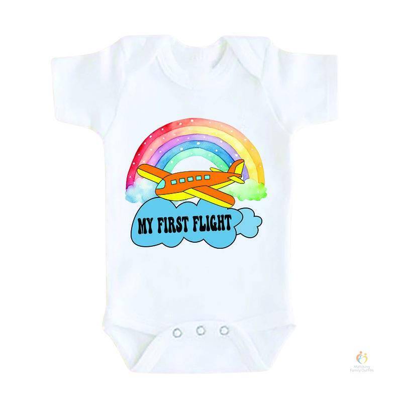 My First Flight Baby Onesie
