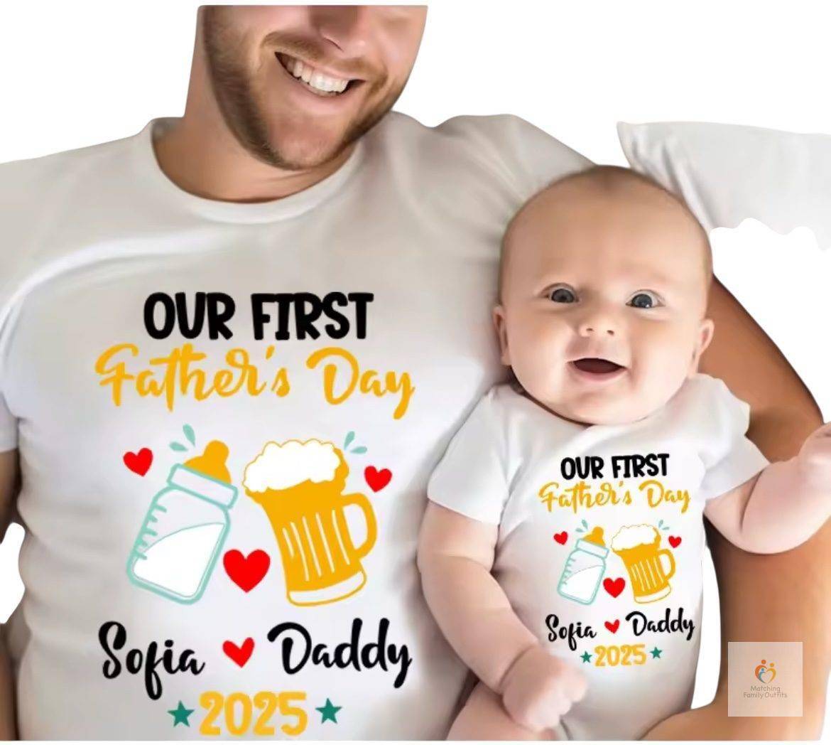 Personalized First Father’s Day T-shirts